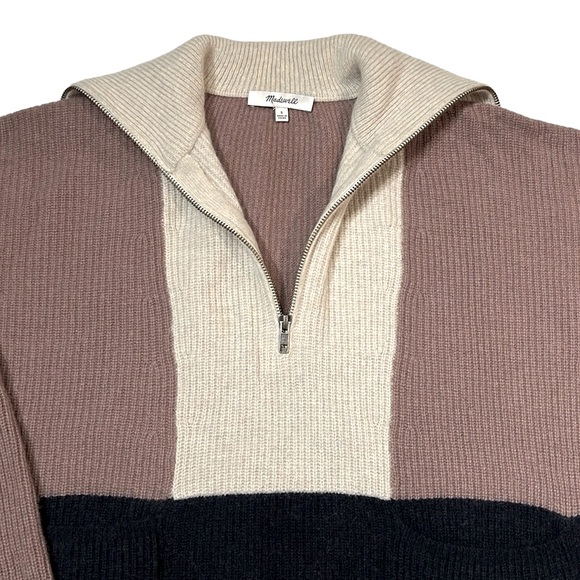 NWOT Glenbrook 1/2 Zip Colorblock Sweater - Picture 5 of 13